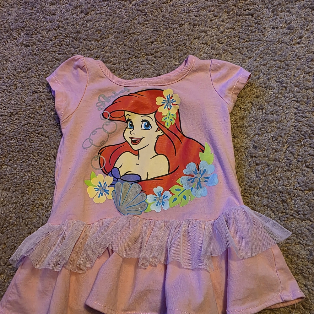 Disney Pink Ariel Short Sleeve Tee